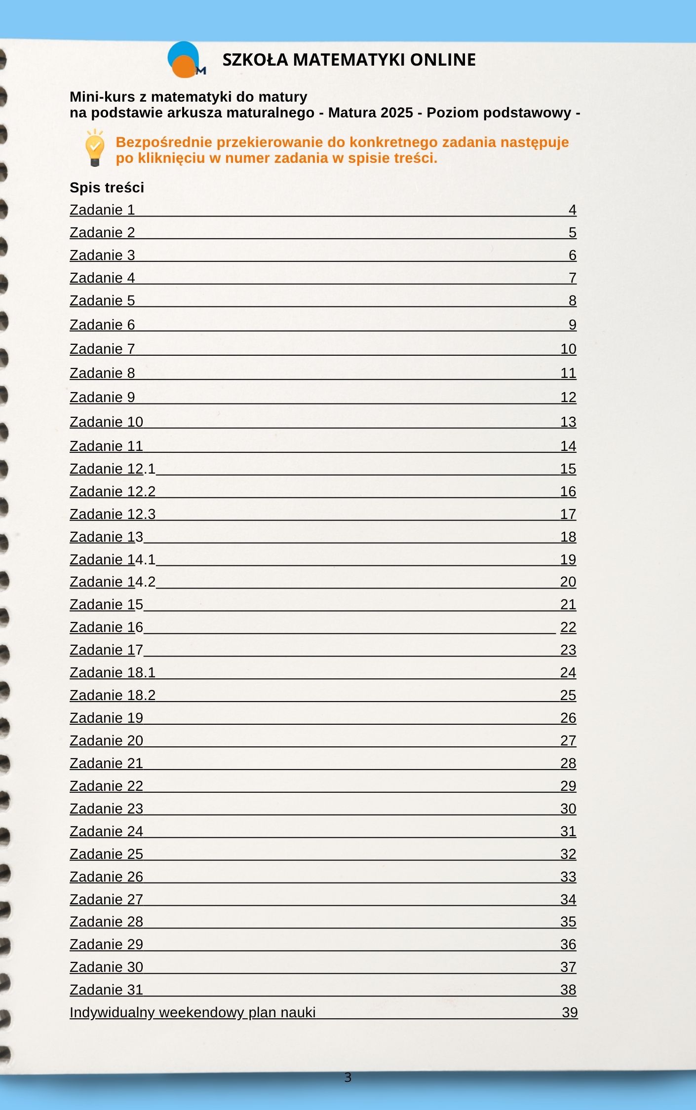 Edubook Mini-Kurs z matematyki do matury + wideo - obrazek 4