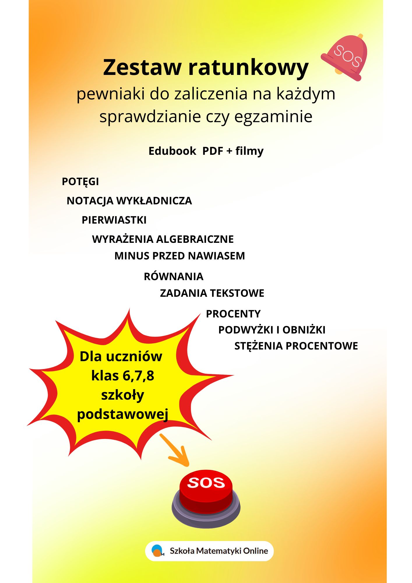 Pakiet SOS Zestaw Ratunkowy to 16 filmów w postaci kursu online i Edubook PDF - obrazek 2