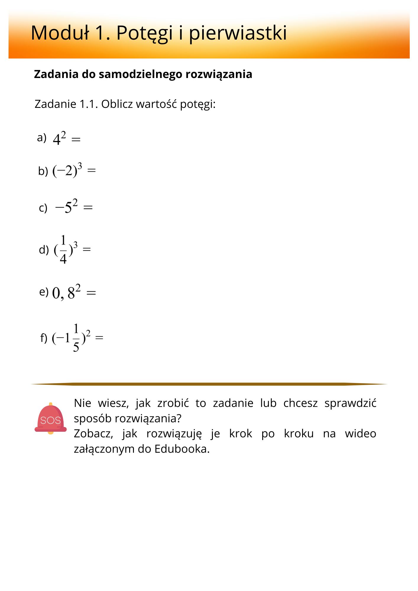 Edubook PDF SOS Zestaw Ratunkowy + rozwiązania zadań na wideo - obrazek 2