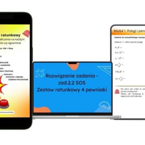 Pakiet SOS Zestaw Ratunkowy to 16 filmów w postaci kursu online i Edubook PDF