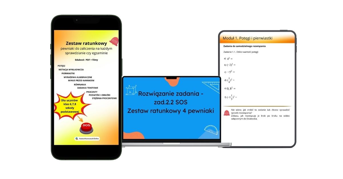 Pakiet SOS Zestaw Ratunkowy to 16 filmów w postaci kursu online i Edubook PDF